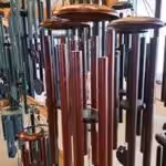 Group of red and green Corinthian Bells wind chimes for sale in Cincinnati, OH