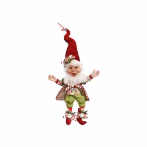 Candy Cane Elf, Sm 11”
